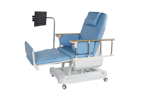 Otomatis dialisis kursi, kursi darah listrik menggambar dengan posisi Flat Bed