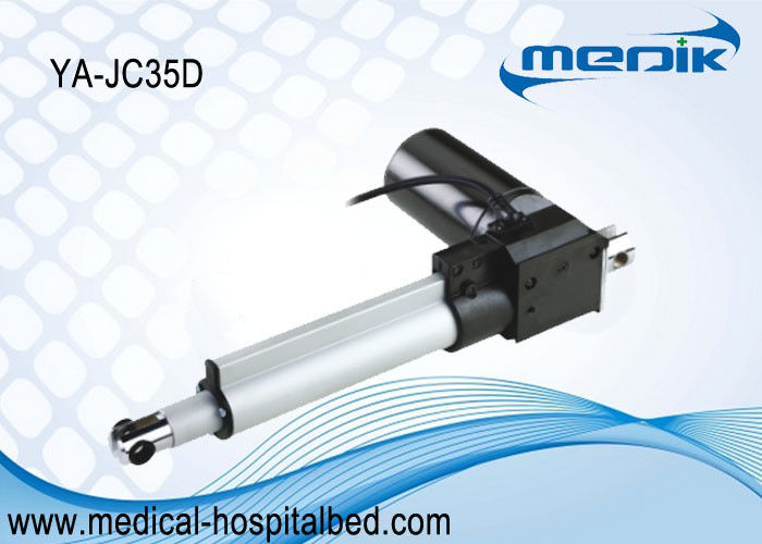 Low Noise listrik Linear Actuator Stroke Panjang 100 ~ 400 mm Untuk Rumah Sakit Bed