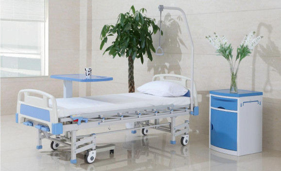 ISO disetujui pasien ranjang rumah sakit tempat tidur dengan tiga engkol multifungsi ICU medis