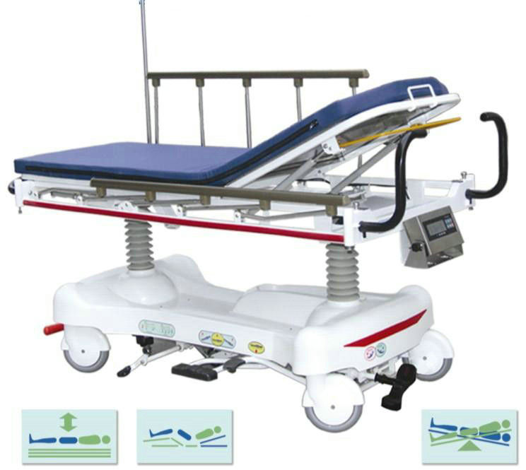Luxury Bedah transfer Trolley Pasien Dengan Scaling Sistem