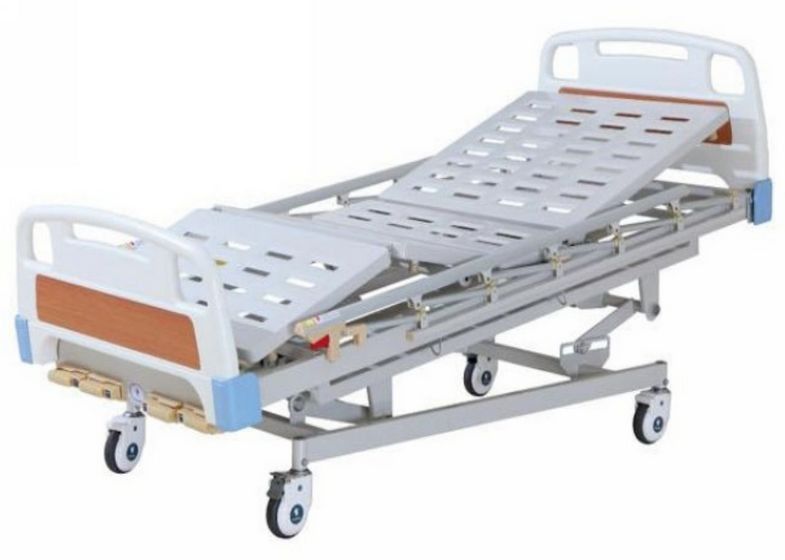 Multi fungsi Manual Hospital Bed dengan 4 Cranks untuk orang dewasa