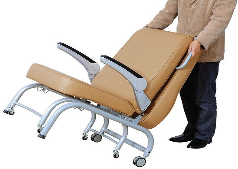 Kursi Sleeper Berbaring Medis / Kursi Geri Kursi Roda Untuk Perawatan
