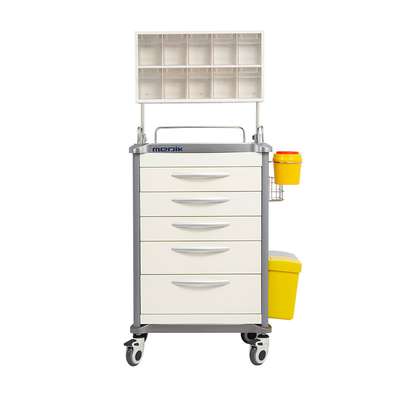 Keranjang Obat Medis Rumah Sakit yang Dapat Diperpanjang, Trolley Penyimpanan Medis Miring