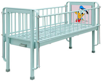Tempat tidur rumah sakit pediatrik Mobile untuk anak-anak dengan satu engkol Manual
