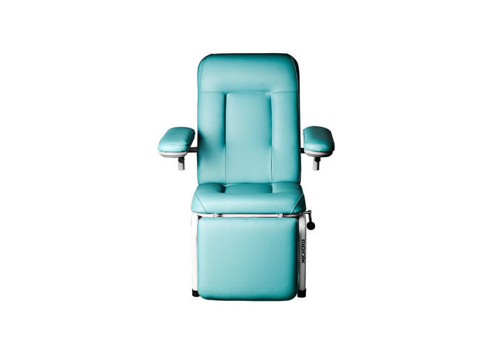 Green Manual Transfusion Blood Chair Brackrest Adjustable 3-Bagian