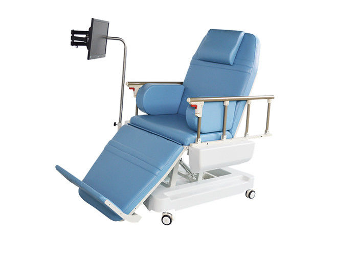 Otomatis dialisis kursi, kursi darah listrik menggambar dengan posisi Flat Bed