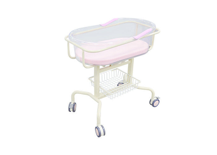 CE disetujui Pediatric Hospital Beds Transparan tubuh Colourful Baby Crib