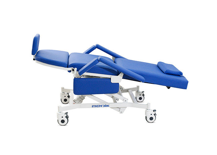Kembali Adjustable Electric Dialisis Chair Dengan Footrest Pada Kastor Untuk Hopistal / Klinik