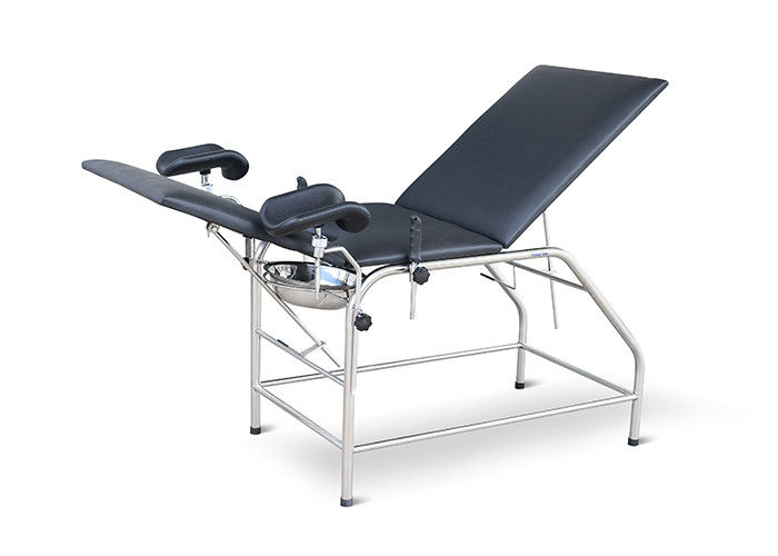 Obstetri Ginekologi elektrik kursi dengan sisi rel Headrest poliuretan kasur